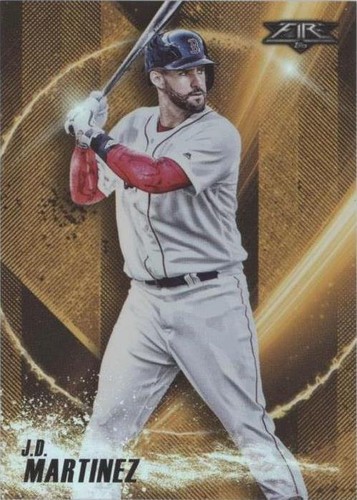 2018 Topps Fire - J.D. Martinez #PP-6