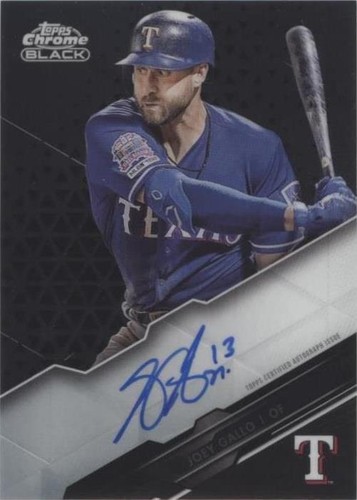 2020 Topps Chrome Black - Joey Gallo #CBA-JYG