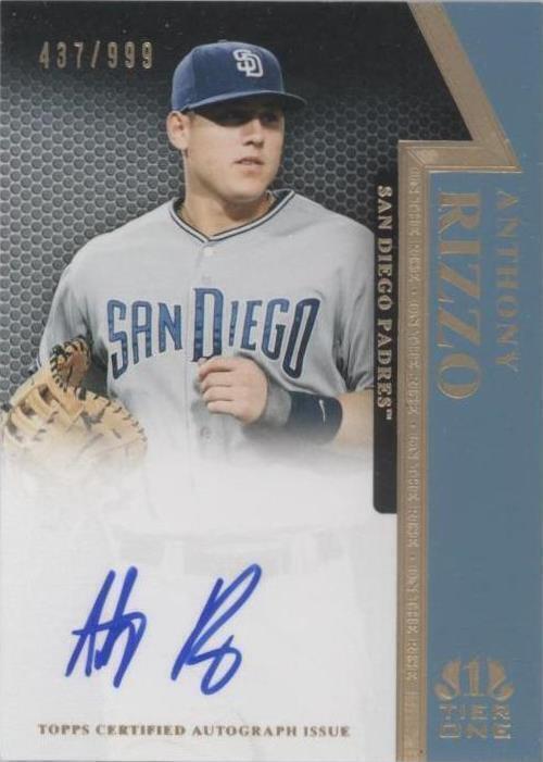Topps Tier One 2011 - Anthony Rizzo #OR-AR