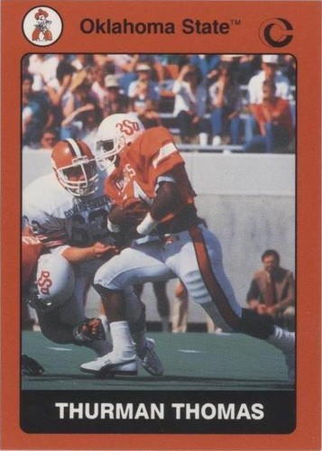 1991 Collegiate Collection Oklahoma State University Cowboys Thurman Thomas #86