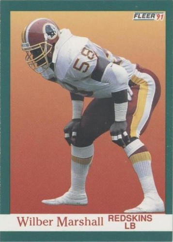 1991 Fleer Wilber Marshall #390