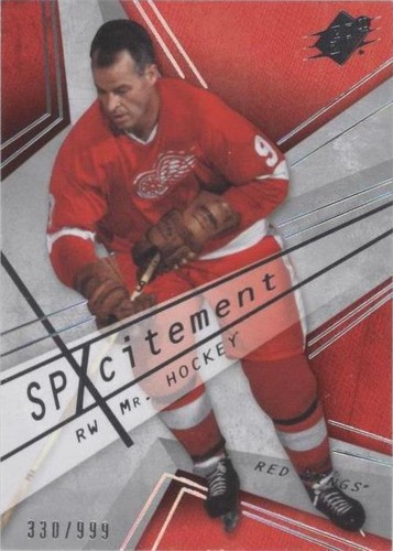 2008-09 SPx - Gordie Howe #X19