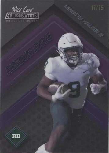 2021 Wild Card Alumination NIL Collegiate Edition Kenneth Walker III #ANRS-10