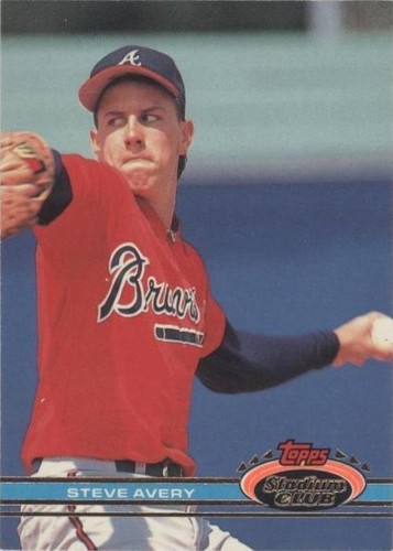 1991 Topps Stadium Club - Steve Avery #48