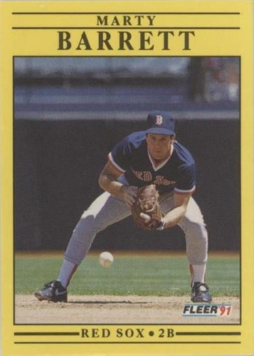 1991 Fleer - Marty Barrett #84