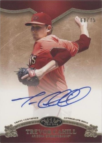 2012 Topps Tier One - Trevor Cahill #OR-TC