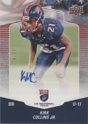 2018 Upper Deck USA Football Kirk Collins Jr. #A-2