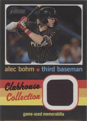 2020 Topps Heritage Minor League Edition - Alec Bohm #CCR-AB