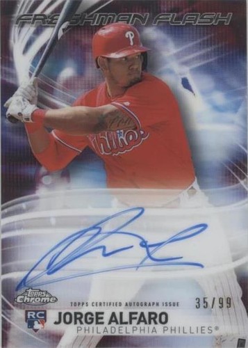 2017 Topps Chrome - Jorge Alfaro #FFA-JA
