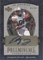 2007 UD Premier Courtney Taylor #PRE-CT