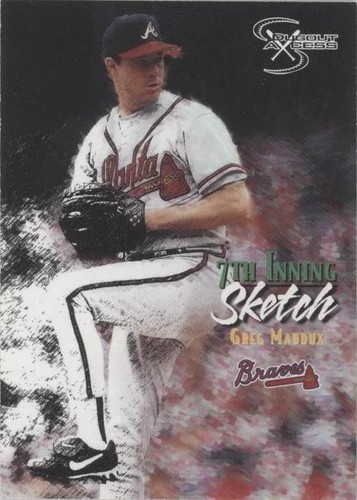 1998 Skybox Dugout Axcess - Greg Maddux #129