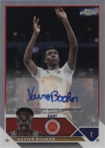 2023 Topps Chrome McDonald's All American - Xavier Booker #CA-XB