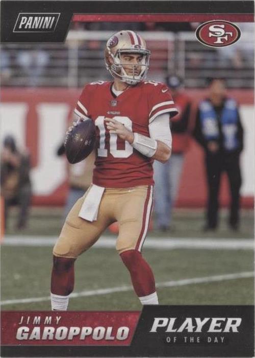 2018 Panini Player of the Day Jimmy Garoppolo #35