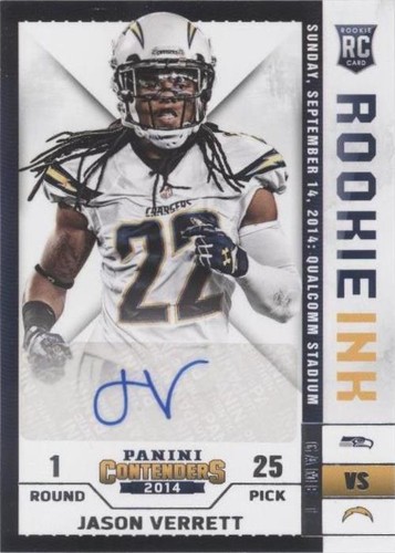 2014 Panini Contenders Jason Verrett #18