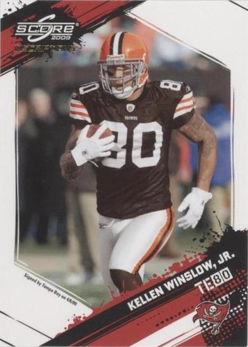 2009 Score Inscriptions Kellen Winslow Jr. #71