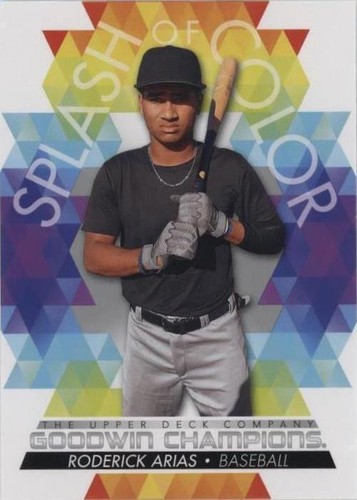 2022 Upper Deck Goodwin Champions - Roderick Arias #104