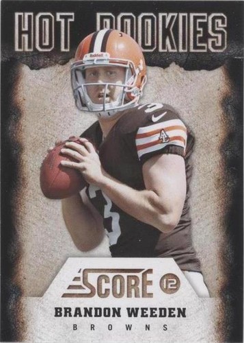 2012 Score Brandon Weeden #8