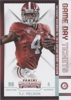 2015 Panini Contenders Draft Picks T. J. Yeldon #44