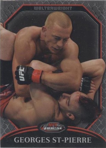 2011 Topps Finest UFC - Georges St-Pierre #100