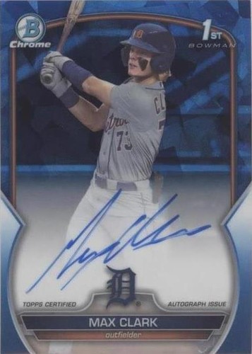 2023 Bowman Chrome Draft Sapphire Edition - Max Clark #CDA-MC
