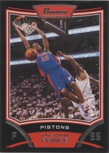 2008-09 Bowman Draft Picks & Stars - Tayshaun Prince #45