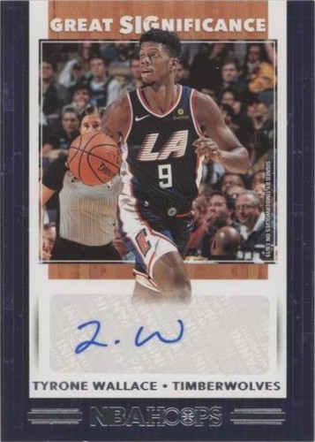 2019-20 Panini NBA Hoops - Tyrone Wallace #GS-TWL