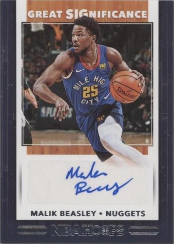 2019-20 Panini NBA Hoops - Malik Beasley #GS-MKB