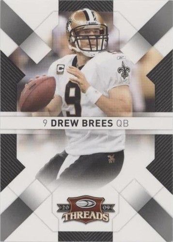 2009 Donruss Threads Drew Brees #62