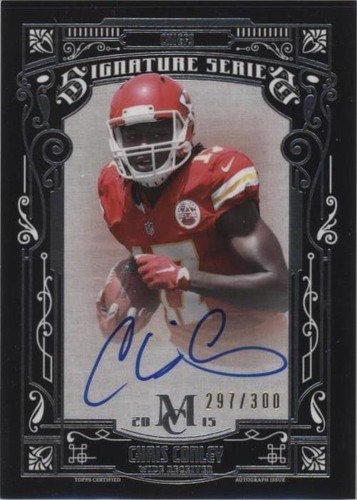 2015 Topps Museum Collection Chris Conley #SSA-CC