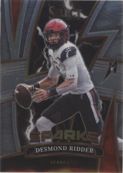 2022 Panini Select Draft Picks Desmond Ridder #SPDR