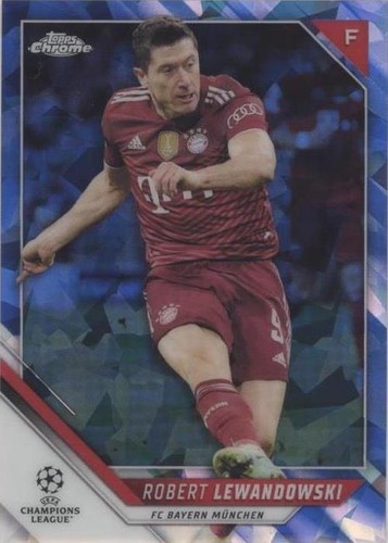 2021-22 Topps Chrome UCL Sapphire Edition Robert Lewandowski #123