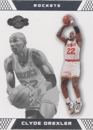 2007-08 Topps Co-Signers - Clyde Drexler #45