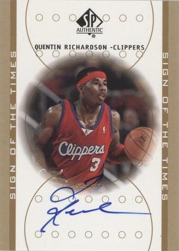 2000-01 SP Authentic - Quentin Richardson #QR