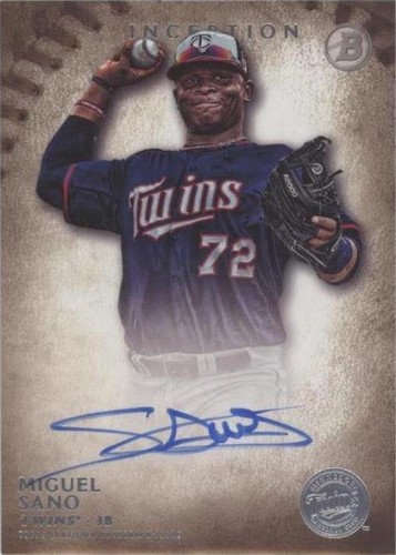 2015 Bowman Inception - Miguel Sanó #PA-MS