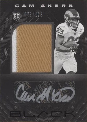 2020 Panini Black Cam Akers #212