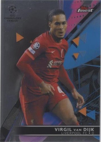 2022-23 Topps Finest UCL Dual Auto Carragher & Van Dijk