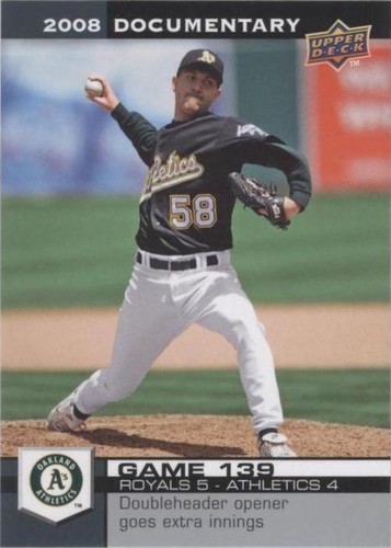 2008 Upper Deck Documentary - Justin Duchscherer #4140