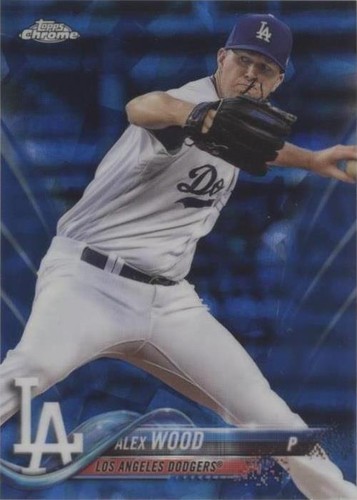 2018 Topps Chrome Sapphire Edition - Alex Wood #65