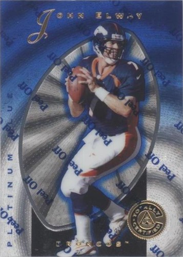 1997 Pinnacle Totally Certified John Elway #10