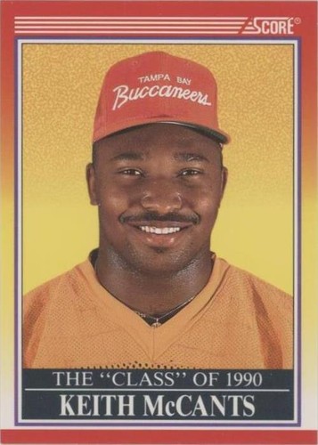 1990 Score Keith McCants #617