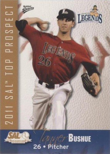2011 MultiAd Sports South Atlantic League Top Prospects - Tanner Bushue #5