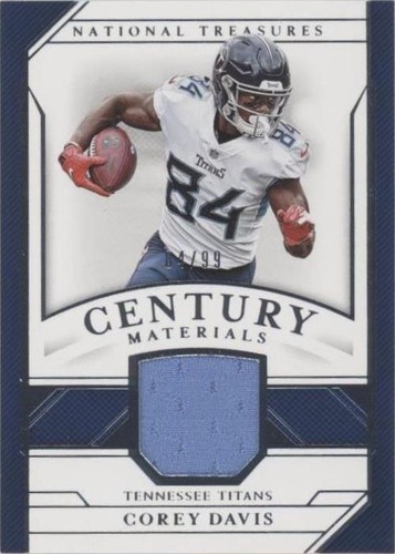 2018 Panini National Treasures Corey Davis #CM-CD