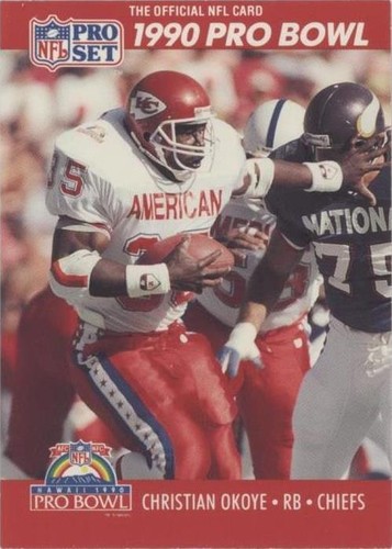 1990 Pro Set Christian Okoye #363