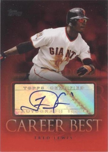 2009 Topps - Fred Lewis #CBA-FL