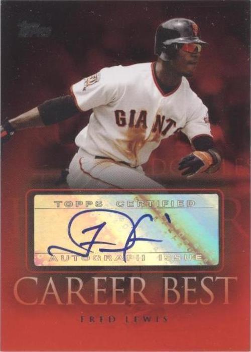Topps 2009 - Fred Lewis #CBA-FL