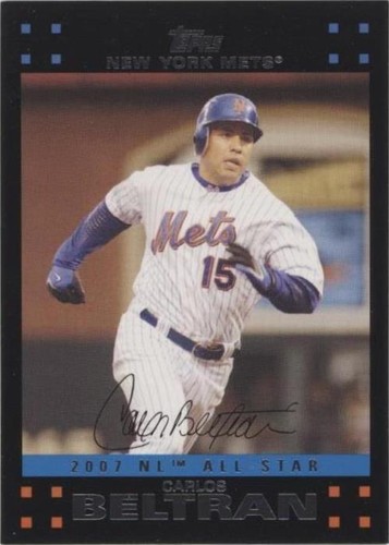 2007 Topps Updates & Highlights - Carlos Beltran #UH228