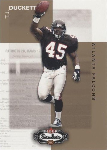2002 Fleer Box Score T.J. Duckett #125