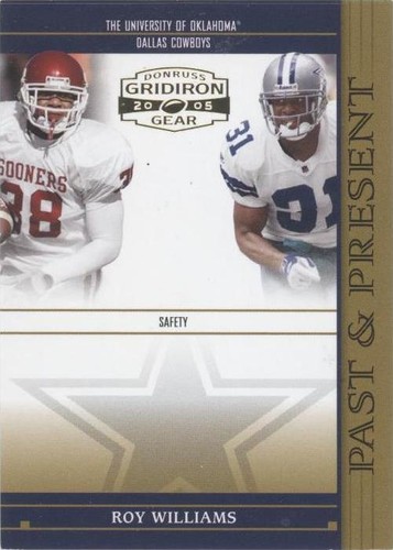 2005 Donruss Gridiron Gear Roy Williams #PP 17