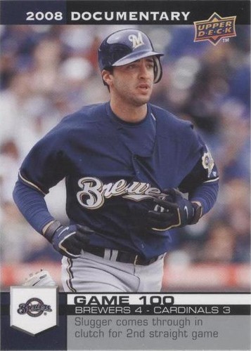 2008 Upper Deck Documentary - Ryan Braun #2860