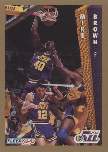 1992-93 Fleer - Mike Brown #219